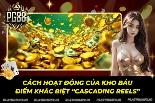 Đồng xu, thỏi vàng và tiền giấy trong đồ họa chủ đề kho báu.